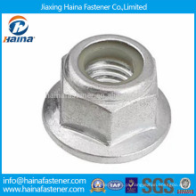 DIN6926 zinco chapeado de aço carbono nobre flange porca